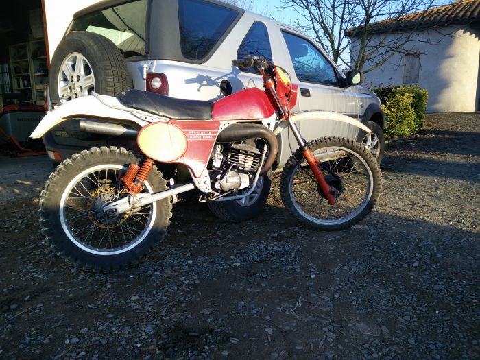 restauration tx 150 1978 évolution